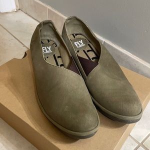 Fly London tan shoes